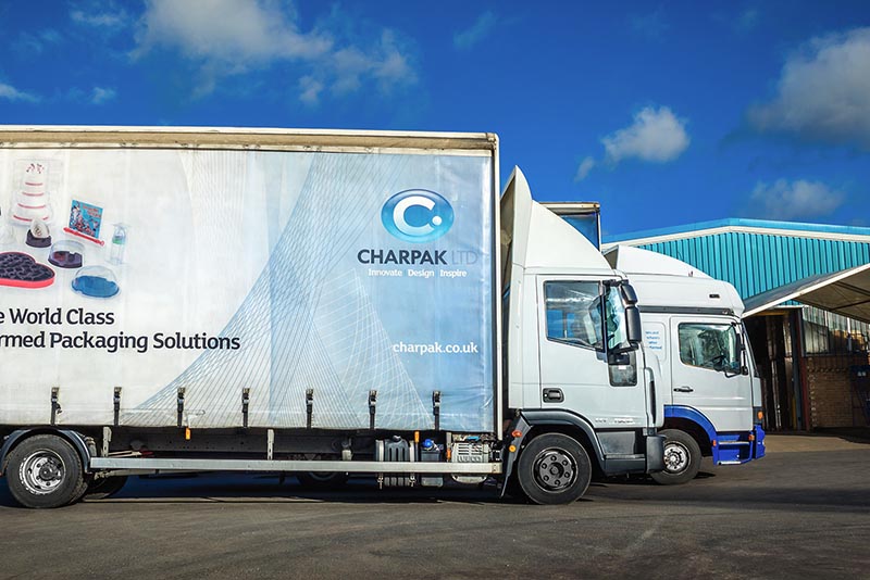 Charpak's fleet of vehicles, UK thermformed manufacturer