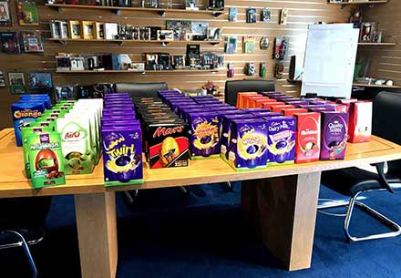 Easter eggs for all the team