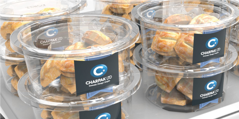 Sustainable Clear rPET rigid thermoformed plastic packaging