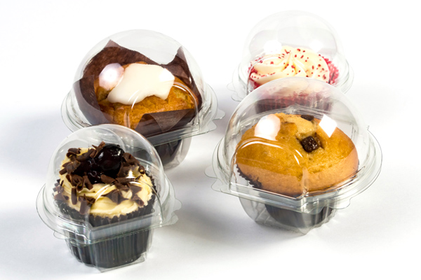 cakes clear clam pack packaging